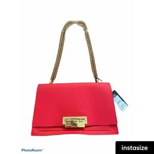 Red handbags